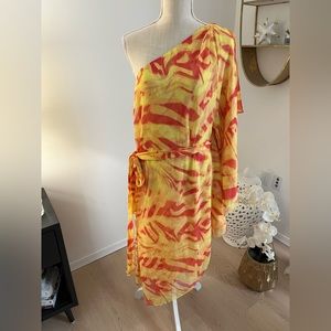 Halston size medium coral dress